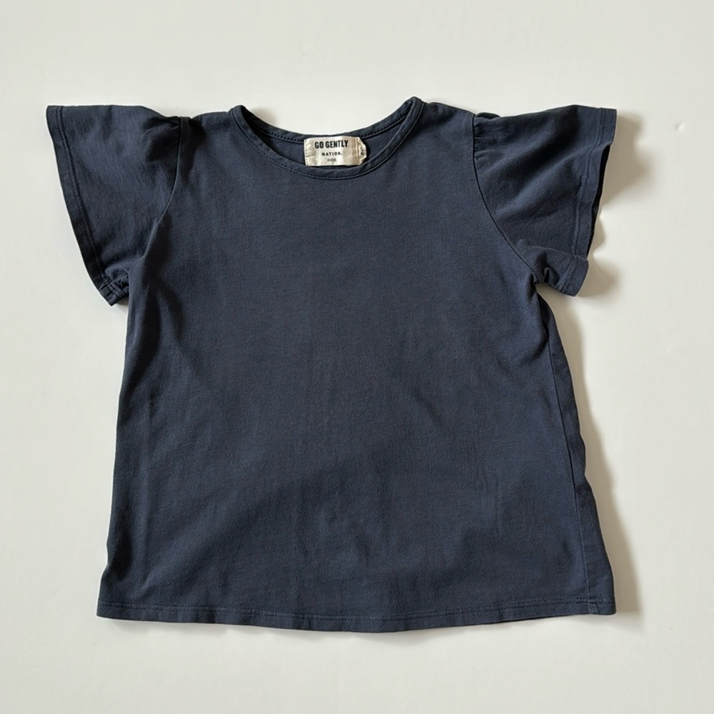 Go Gently Nation Flutter T Shirt 6Y